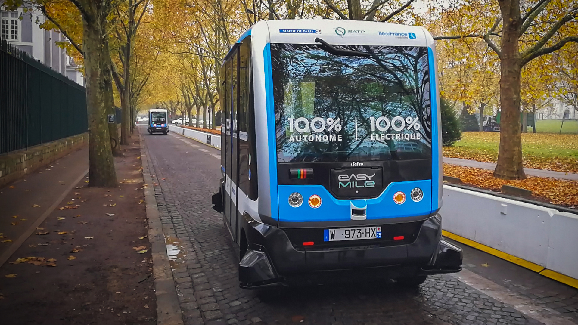 Première expérimentation d'un bus autonome pour la RATP