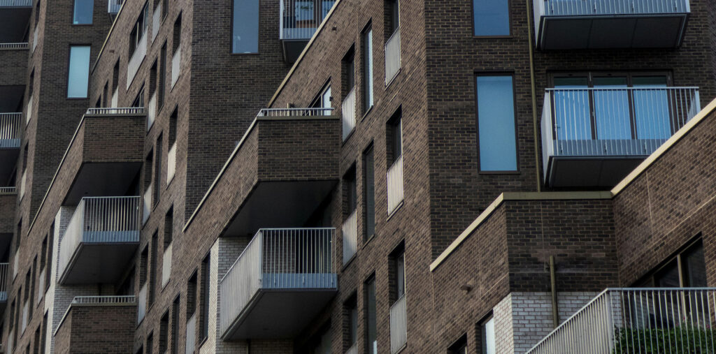 Façade d'un immeuble de logement