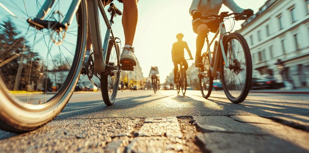 Déplacement en vélo